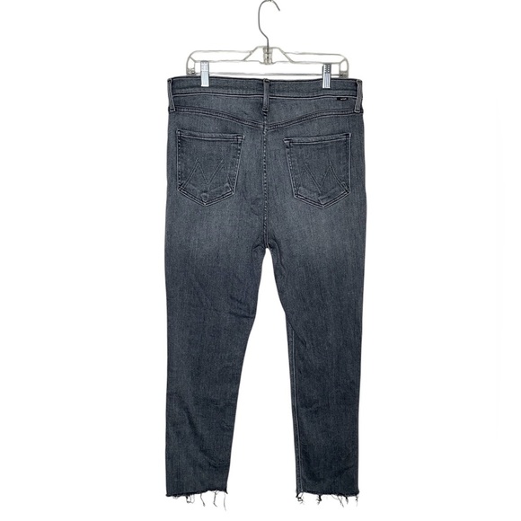 Mother The Pixie Dazzler Ankle Fray Jeans in Digging Up Dirt Size 34 Raw Hem - Picture 6 of 15